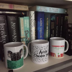 Uitpuilende boekenplank