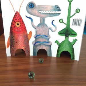 Prentenboek Knikkeruil met knikkers