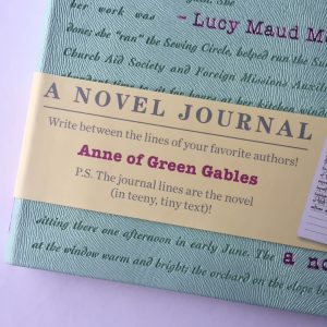A novel journal close-up cover