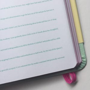 A novel journal: close-up pagina
