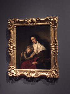 Hanna onderwijst kind in lijst / Willem Drost