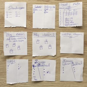 Bullet Journal opzetje