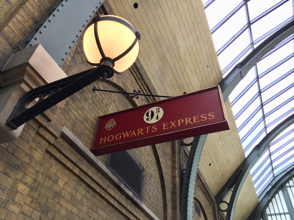 Hogwarts Express sign (Orlando)