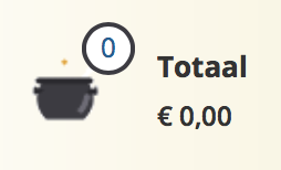 Winkelmandje van WizardingWorld.nl