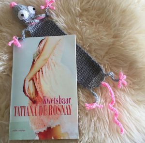 Boekenlegger gehaakte muis