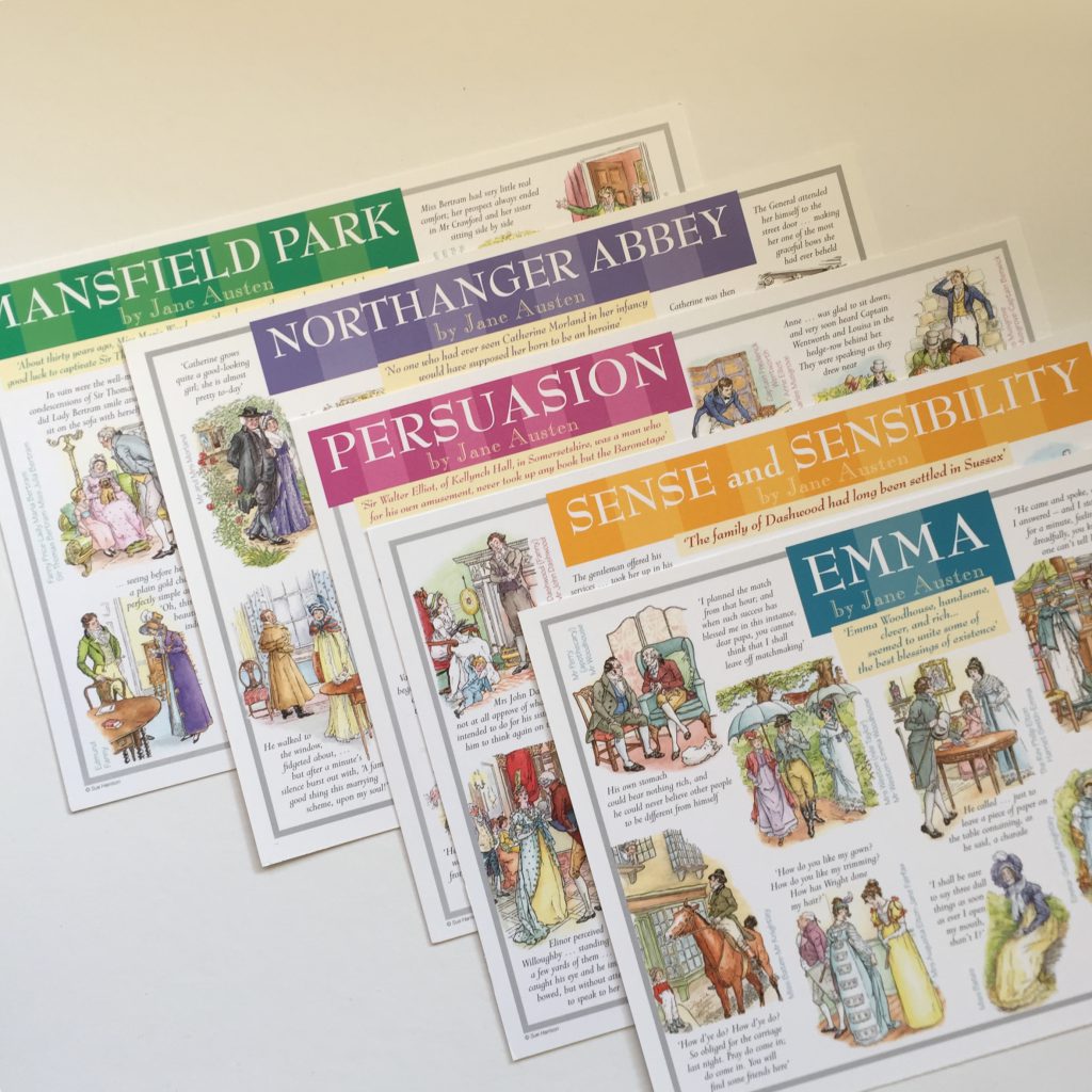 Jane Austen Reynard kaarten
