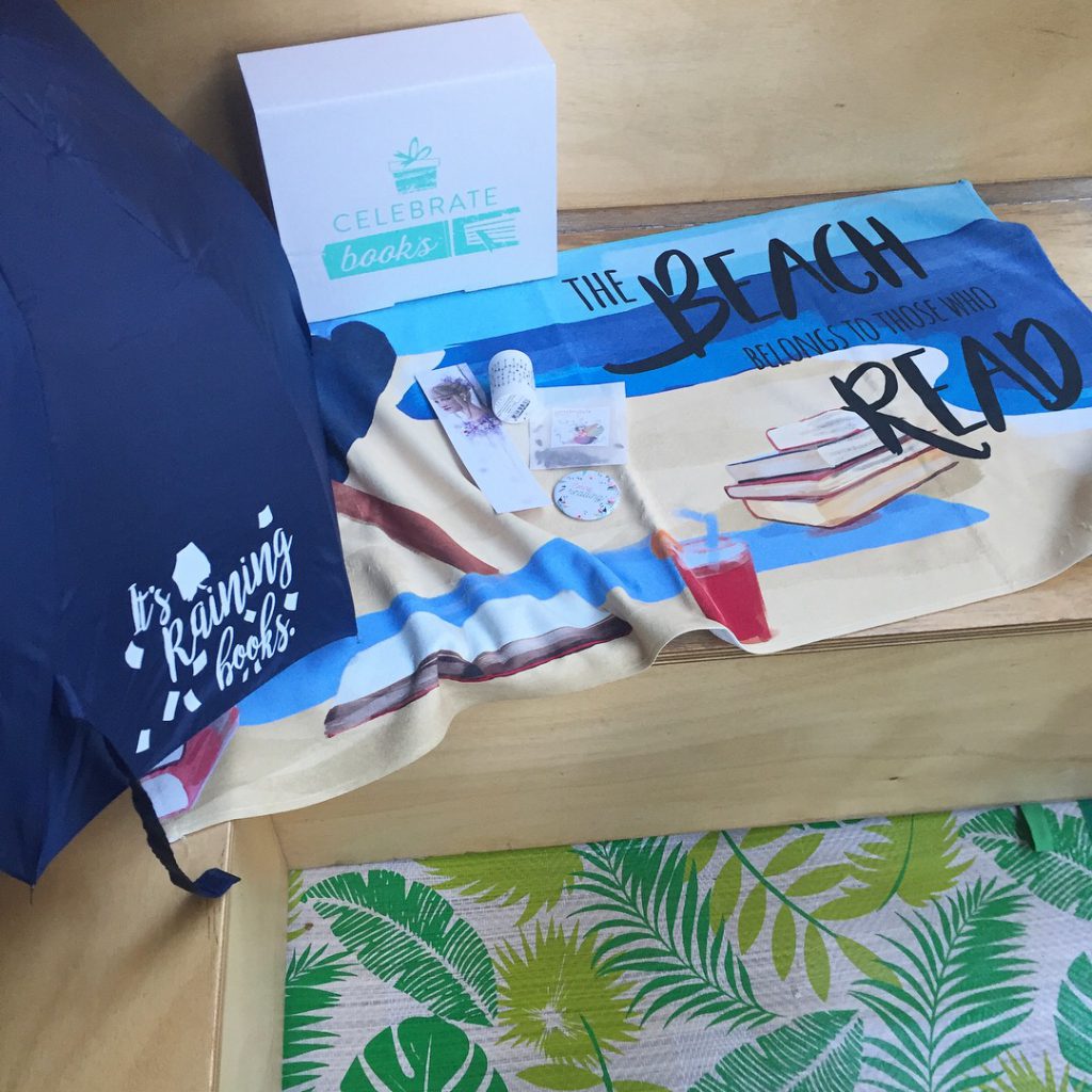 Celebrate Books handdoek en paraplu
