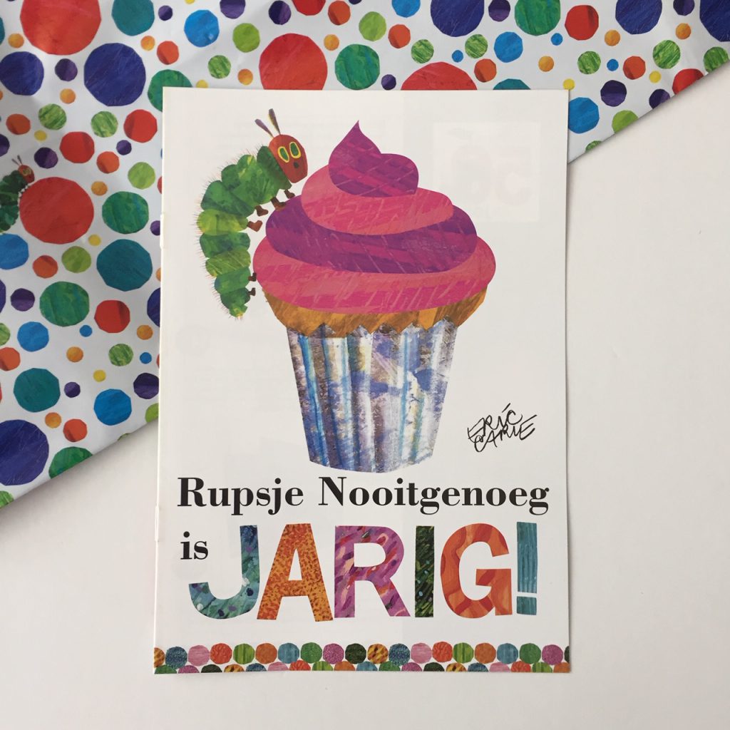Rupsje Nooitgenoeg is jarig