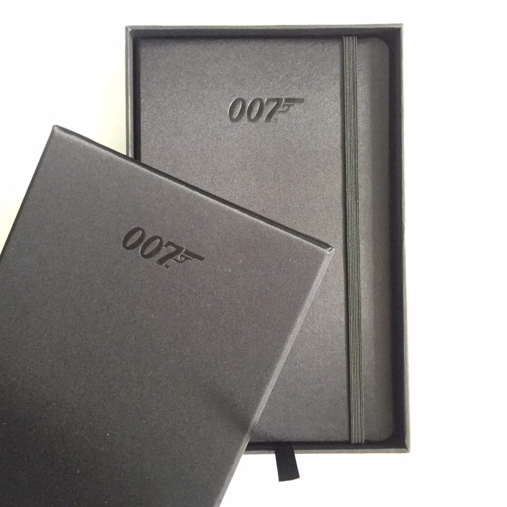 James Bond Moleskine box