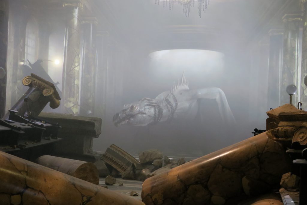 Harry Potter Studio Tour ingestorte Gringotts