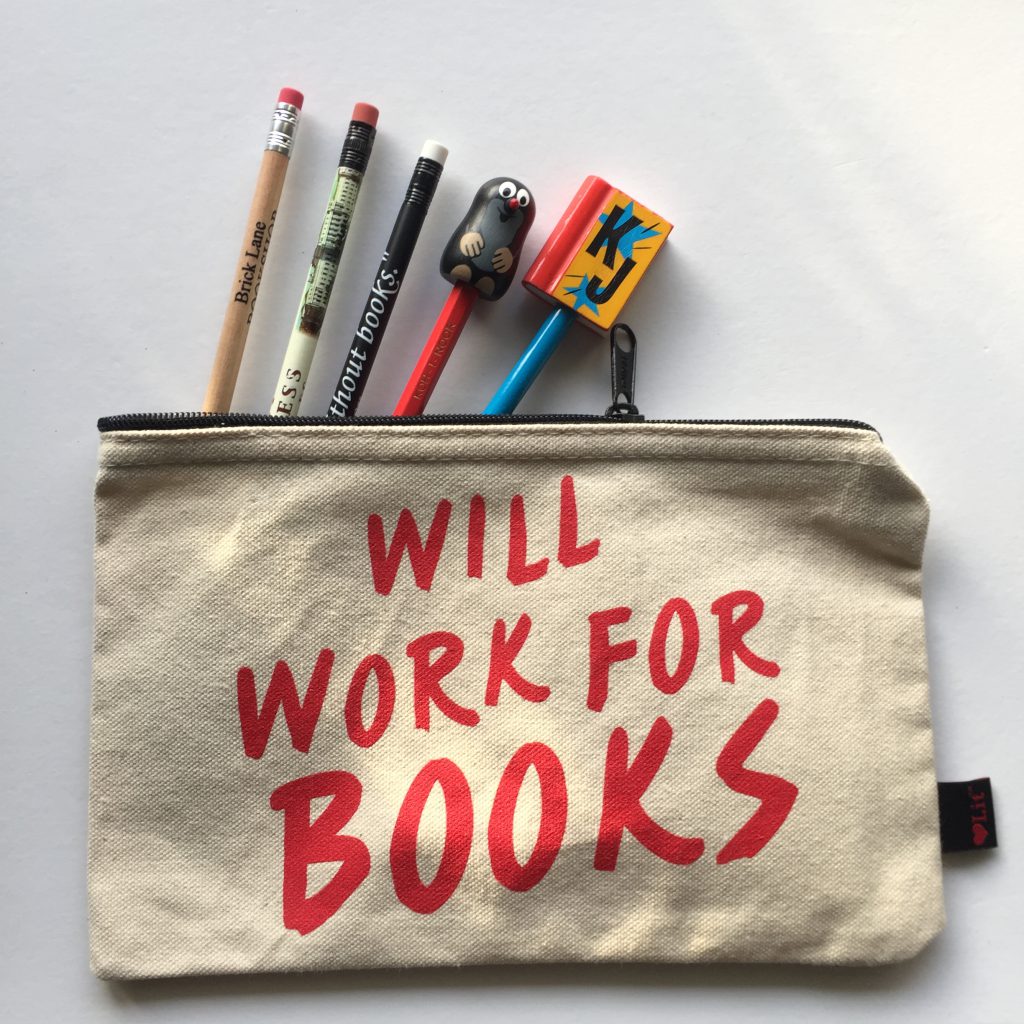 Etui met bookish potloden