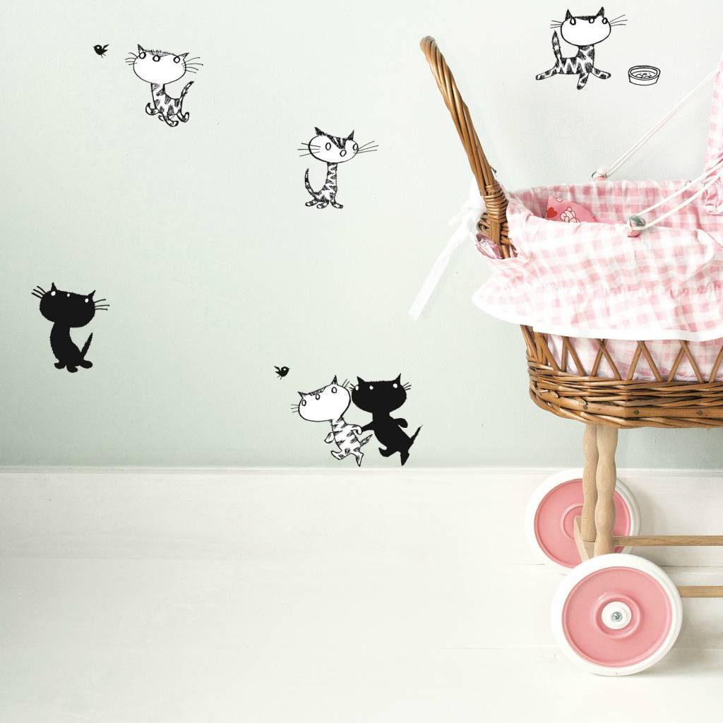 Pim en Pom muurstickers