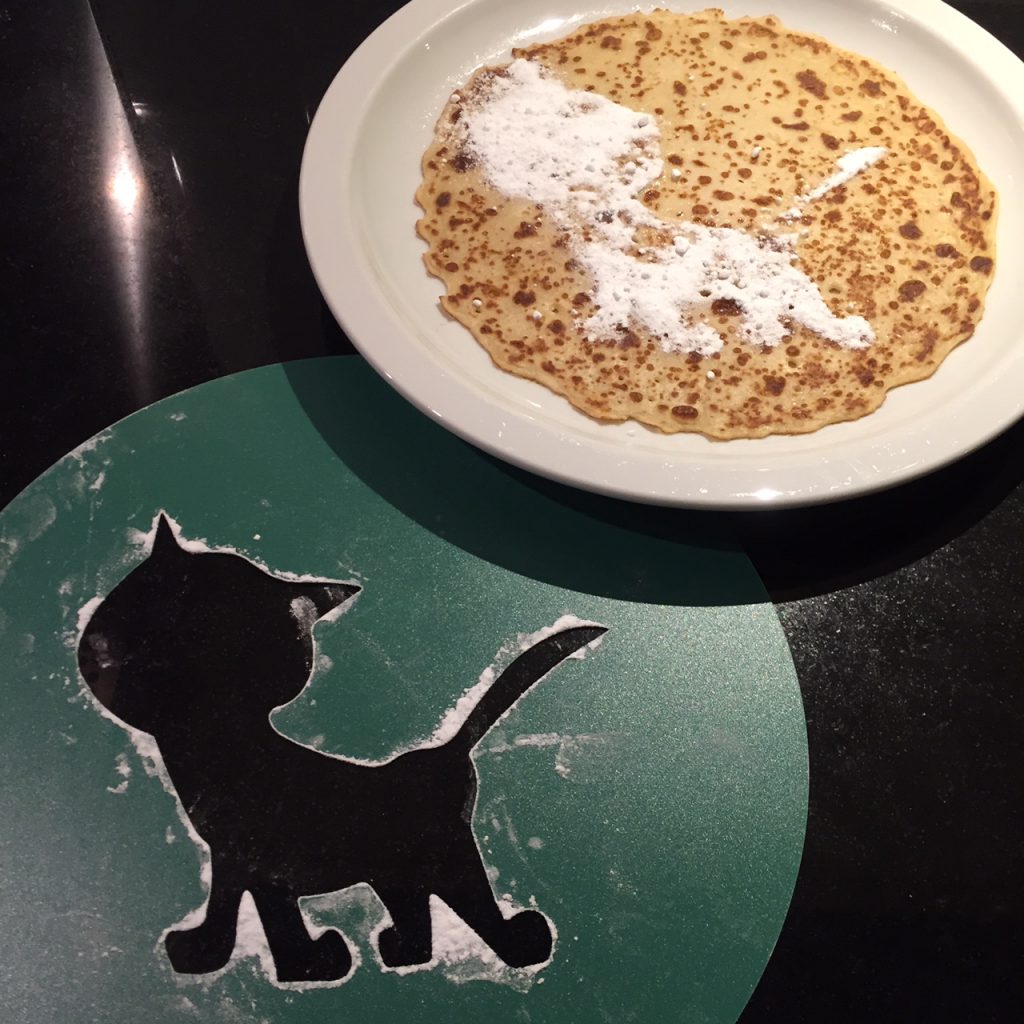 Pannenkoek met poedersuiker