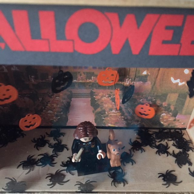 Hogwarts Halloween diorama