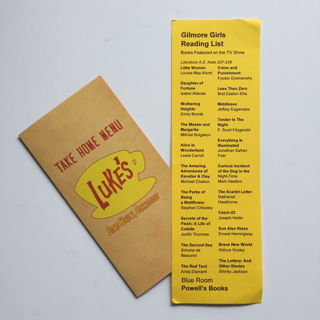 Gilmore Girls Luke's flyer