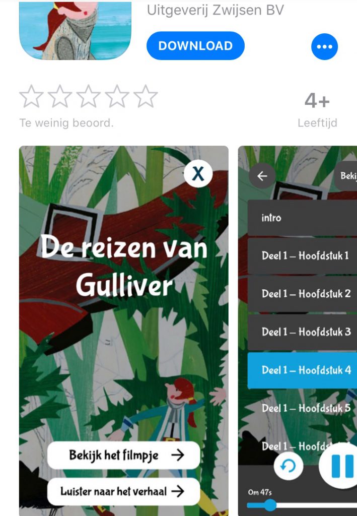 Zwijsen app Gulliver