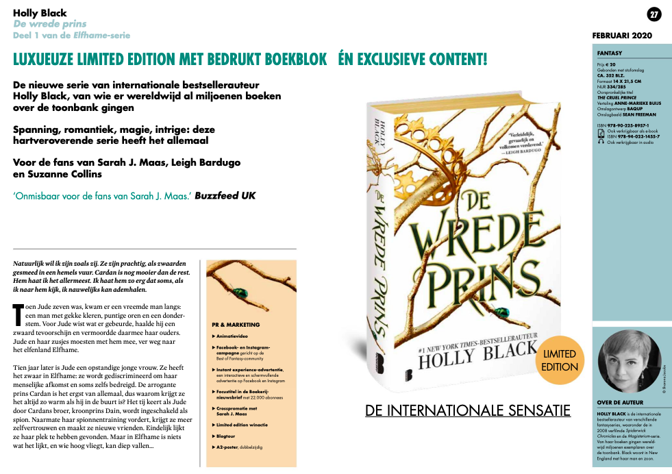 Boekerij De wrede prins