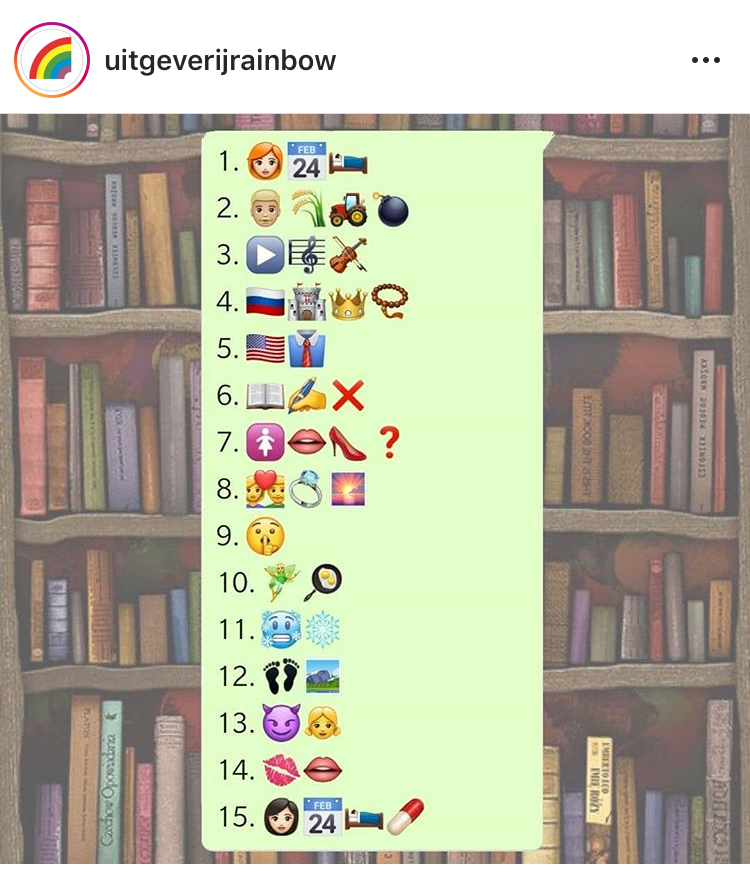 Boek emojis raden