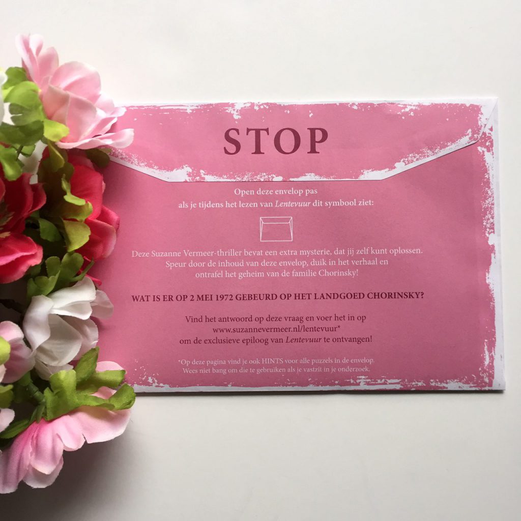 Lentevuur envelop